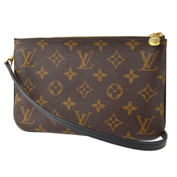 Louis Vuitton Pochette Double Zip Bag Monogram Giant Reverse - Picture 1 of 8
